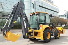 XCMG Official 4X4 Back Hoe Loader Xc8-S2570 Multifunctional Articulated Diesel Backhoe Loader